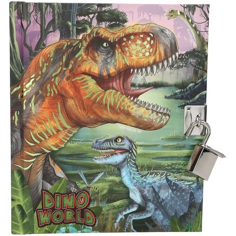 Dino World Щоденник на замку із мотивом динозаврів 13244 13244 фото