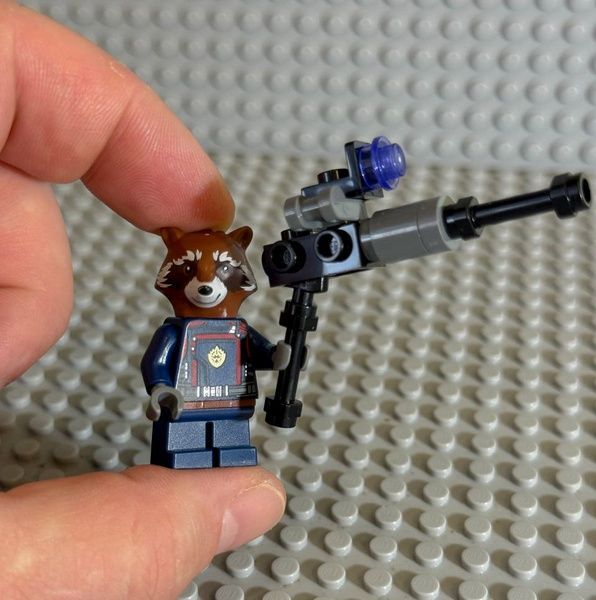 Lego Super Heroes Marvel AVANGERS : мініфігурка Єнот Роборакета Rocket Raccoon Guardin Galaxy 242404 фото