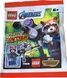 Lego Super Heroes Marvel AVANGERS : мініфігурка Єнот Роборакета Rocket Raccoon Guardin Galaxy 242404 фото 7