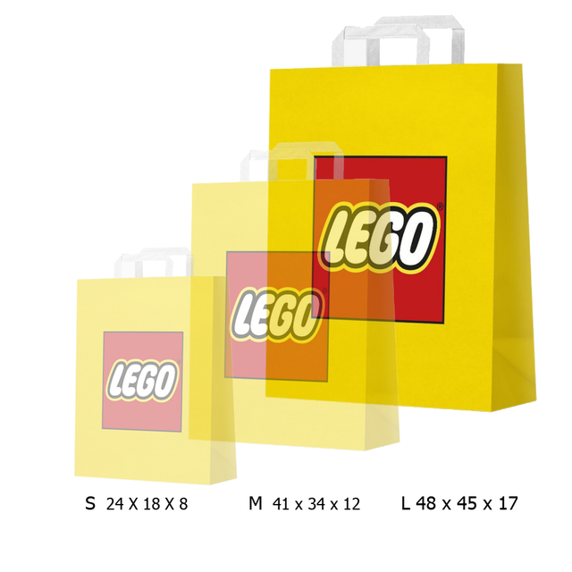 LEGO VP Большой бумажный пакет L 48х45х17 LEGO VP Большой бумажный пакет L 48х45х17