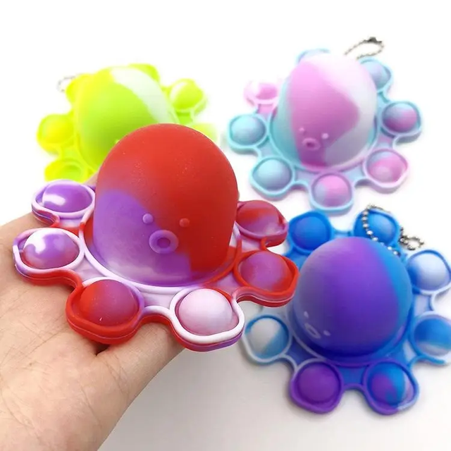 Антистрес Fidget Toy Push Flip осьминог перевертыш 