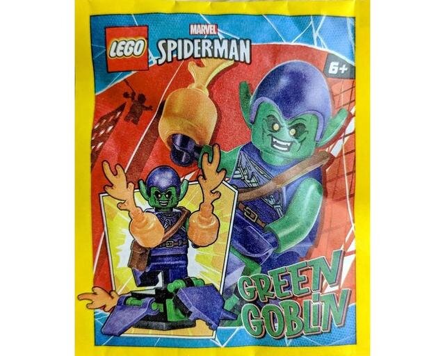 Lego Super Heroes Marvel Spiderman: Green Goblin минифигурка зеленый гоблин с Человек паук 682304 Lego Super Heroes Marvel Spiderman: Green Goblin минифигурка зеленый гоблин с Человек паук 682304