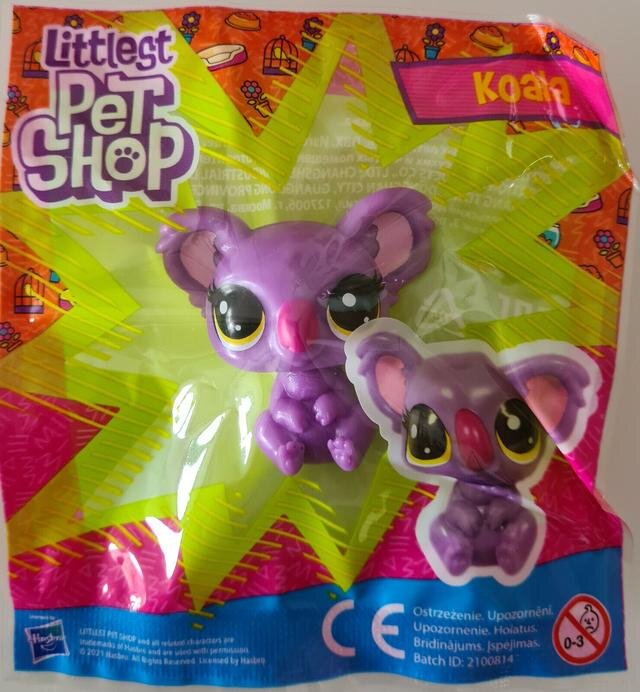 Littlest Pet Shop KOALA violet - Фигурка Литл Пэт Шоп Коала фиолетовая Маленький зоомагазин Hasbro 2100814 Littlest Pet Shop KOALA violet - Фигурка Литл Пэт Шоп Коала фиолетовая Маленький зоомагазин Hasbro 2100814