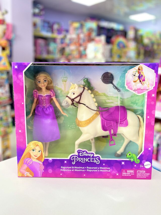 Ігровий набір Disney Princess Рапунцель Принцеса з вірним другом Максимусом HLW23 Ігровий набір Disney Princess Рапунцель Принцеса з вірним другом Максимусом HLW23