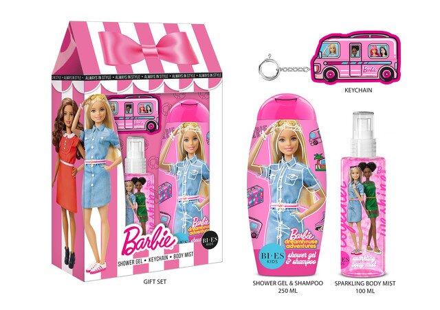 Подарунковий набір Barbie доглядової косметики для тіла Подарунковий набір Barbie доглядової косметики для тіла