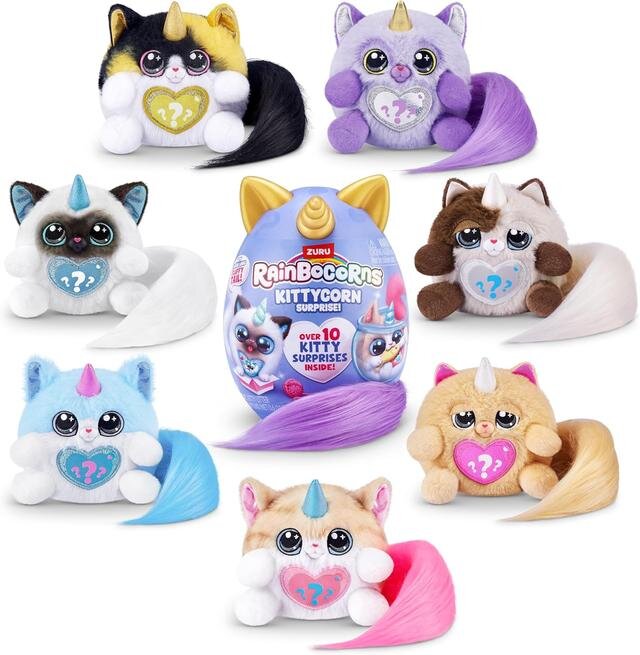 ZURU М'яка іграшка-сюрприз Rainbocorns Kittycorn Surprise Series 3 ZURU М'яка іграшка-сюрприз Rainbocorns Kittycorn Surprise Series 3