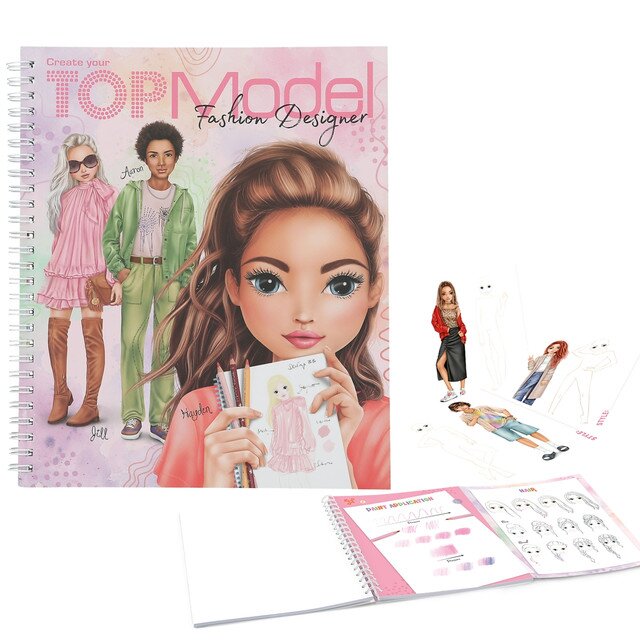 TOP Model раскраска Fashion Designer 13582