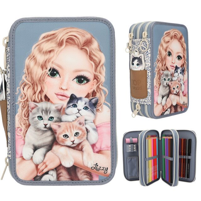 ТОР Model Пенал с наполнением CAT LOVE 13271 ТОР Model Пенал с наполнением CAT LOVE 13271