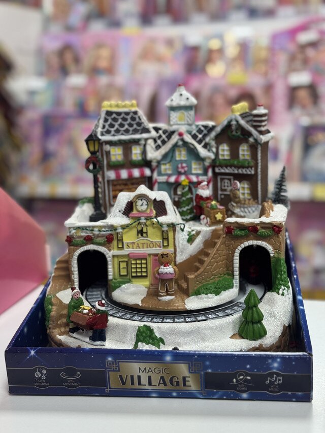 MagicVillage - новорічний декор із звуком та світлом Різдвяне село